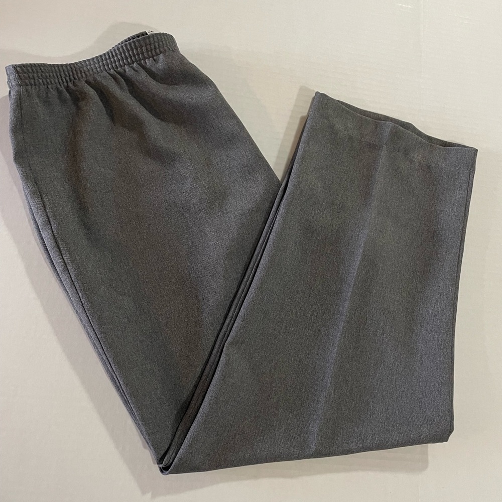 Vintage Solos by Koret Navy Women Grey Pants Pull On  Size L